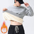 Winter Fleece Sweatshirt Warm Round Neck